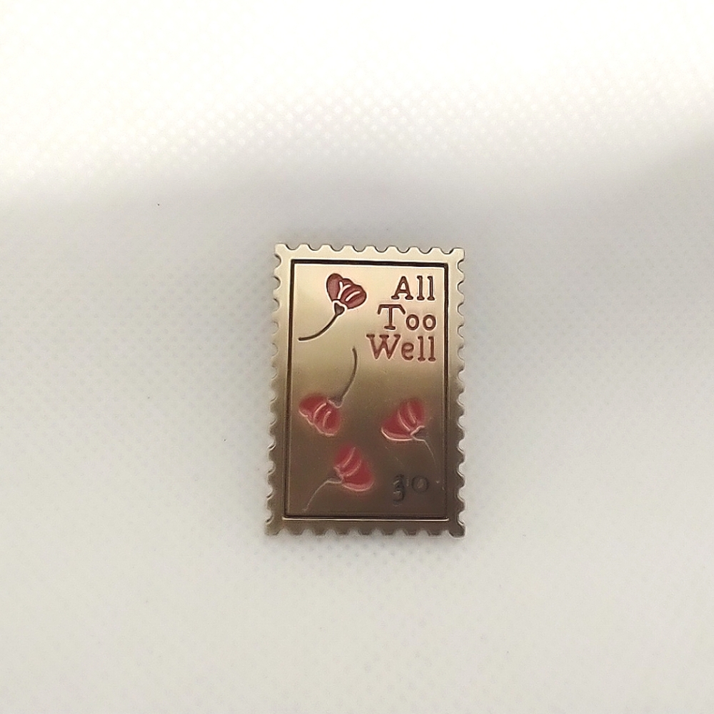 🧁 3/$30 All Too Well Flowers Taylor Swift Song Enamel Pin NEW